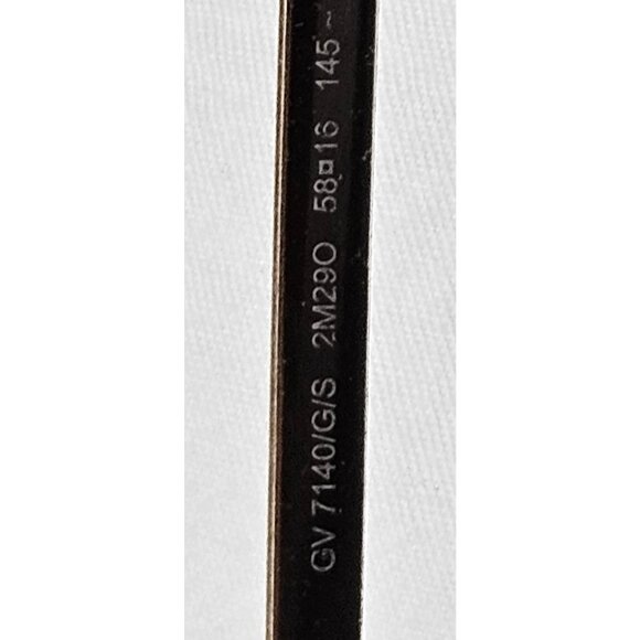 Givenchy GV7140/G/S Sunglasses – Black/Gold – 58-16-145 – Excellent Condition - Picture 4 of 6